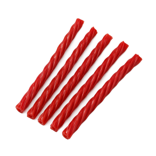 Ilustração de TWIZZLERS, balas torcidas sabor morango