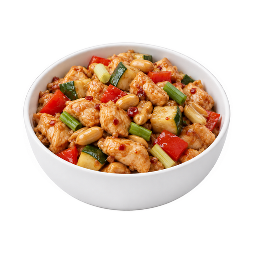 Illustration of Restaurant, Chinese, kung pao chicken