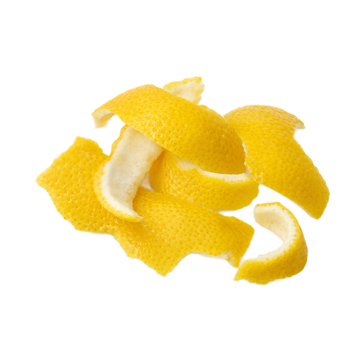 Illustration of Lemon peel, raw