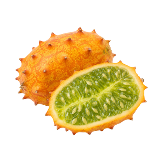 Illustration of Horned melon (Kiwano)