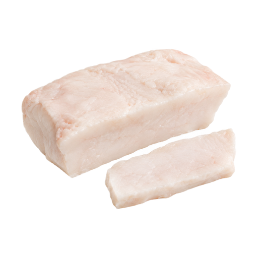 Illustration of Pork, fresh, backfat, raw