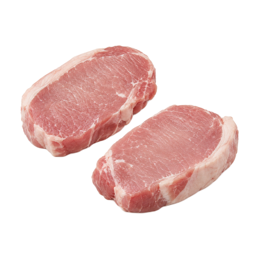 Illustration of Pork, fresh, loin, whole, separable lean and fat, raw