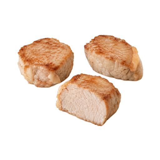 Illustration of Pork, fresh, loin, tenderloin, separable lean and fat, cooked, broiled