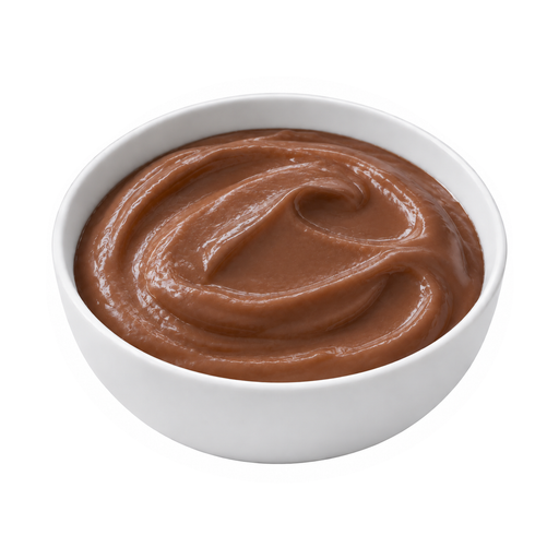 Illustration of Puddings, chocolate, dry mix, instant, prepared with 2% milk