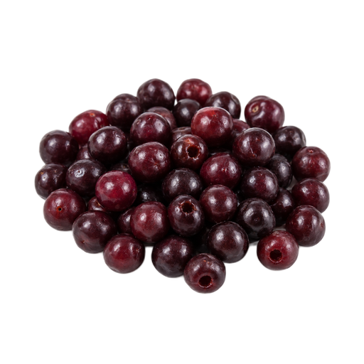 Ilustración de Cerezas de Virginia (chokecherries), crudas, sin hueso (Shoshone Bannock)