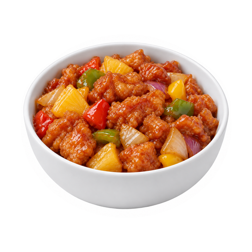 Illustration of Restaurant, Chinese, sweet and sour pork