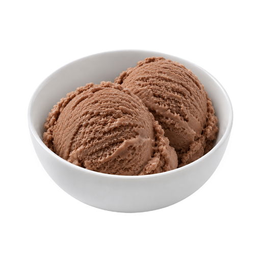 Illustration of Frozen yogurts, chocolate, nonfat milk, sweetened without sugar