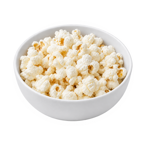 Illustration of Popcorn, microwave, low fat and sodium