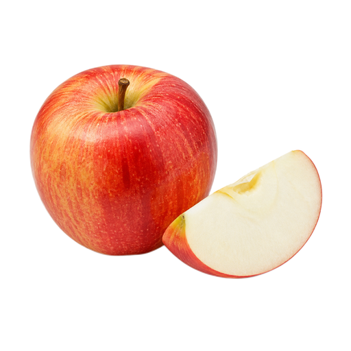 Ilustração de Maçã Gala crua, com casca (inclui alimentos do Programa de Distribuição de Alimentos da USDA)