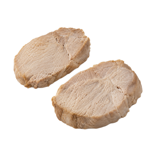 Illustration of Pork, fresh, loin, whole, separable lean only, cooked, braised