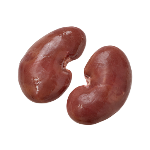 Illustration of Pork, fresh, variety meats and by-products, kidneys, raw
