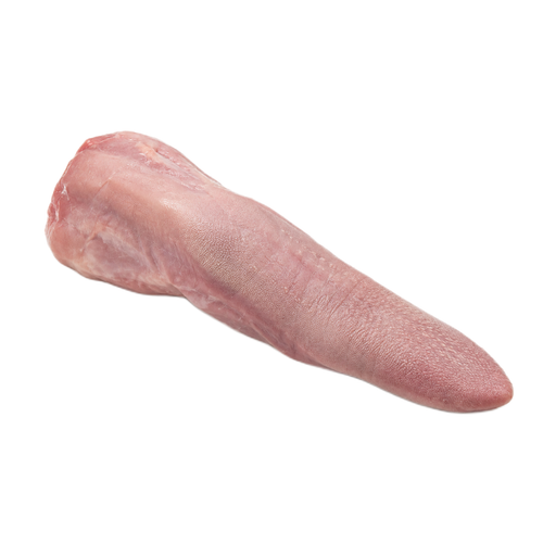 Illustration of Pork, fresh, variety meats and by-products, tongue, raw