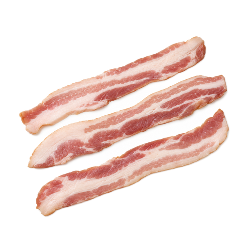 Illustration of Pork, cured, bacon, unprepared