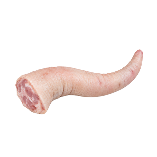 Illustration of Pork, fresh, variety meats and by-products, tail, raw