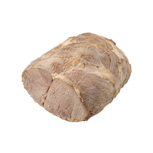 Illustration of Pork, Leg sirloin tip roast, boneless, separable lean and fat, cooked, braised