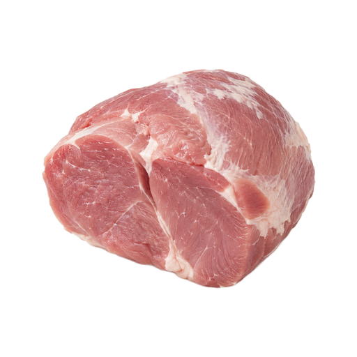 Illustration of Pork, Leg sirloin tip roast, boneless, separable lean and fat, raw