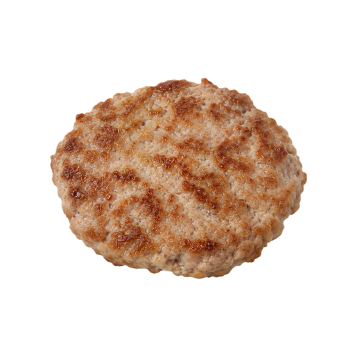 Illustration of Pork, ground, 84% lean / 16% fat, cooked, pan-broiled