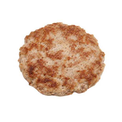 Illustration of Pork, ground, 96% lean / 4% fat, cooked, pan-broiled