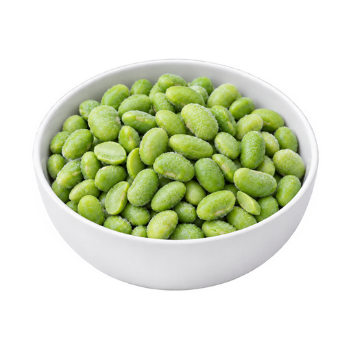 Ilustración de Edamame congelado, sin preparar