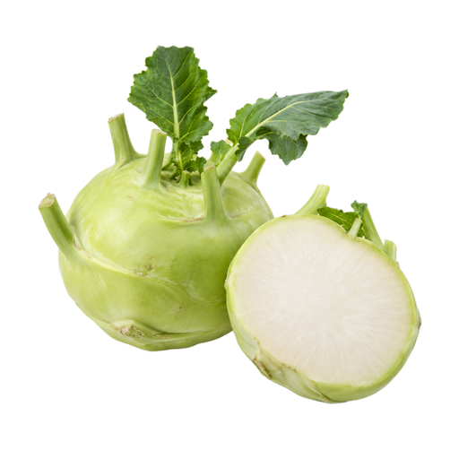 Illustration of Kohlrabi, raw