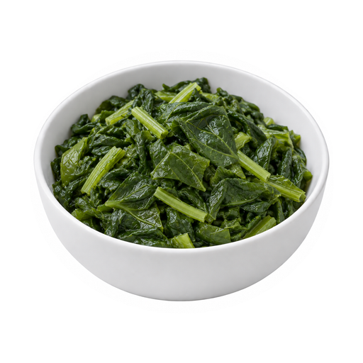 Illustration of Mustard spinach, (tendergreen), cooked, boiled, drained, without salt