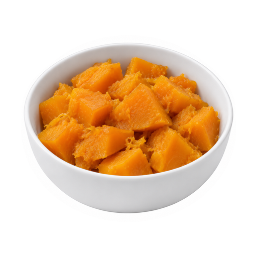 Illustration of Pumpkin, cooked, boiled, drained, without salt