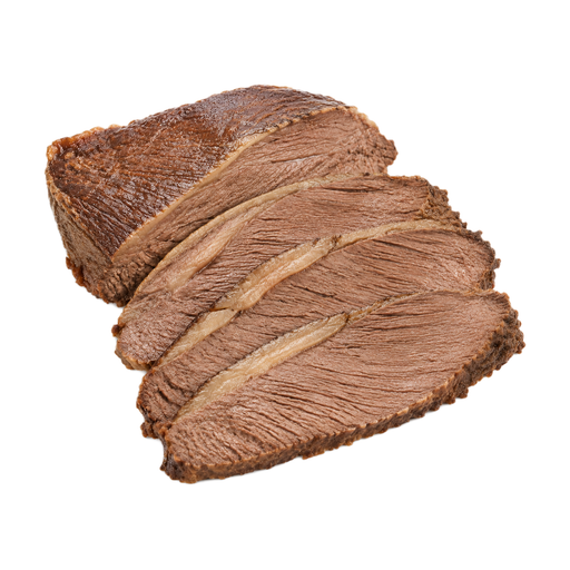 Ilustración de Carne de res, pecho (brisket), entero, carne magra y grasa separables, recortada hasta 1/8 de pulgada de grasa externa, todas las categorías de calidad, braseada