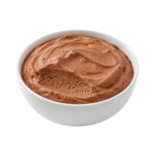 Ilustración de Mousse de chocolate, preparada según receta