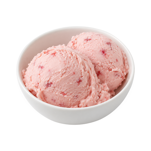 Illustration of Ice creams, strawberry