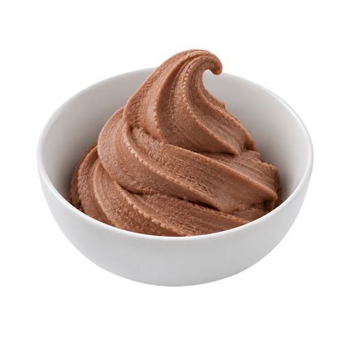 Illustration of Frozen yogurts, chocolate, soft-serve