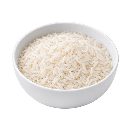 Illustration of Rice, white, long-grain, regular, raw, enriched