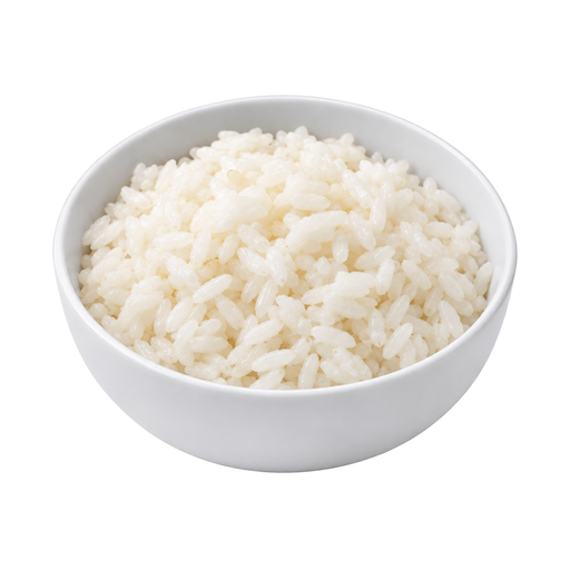 Illustration of Rice, white, medium-grain, cooked, unenriched