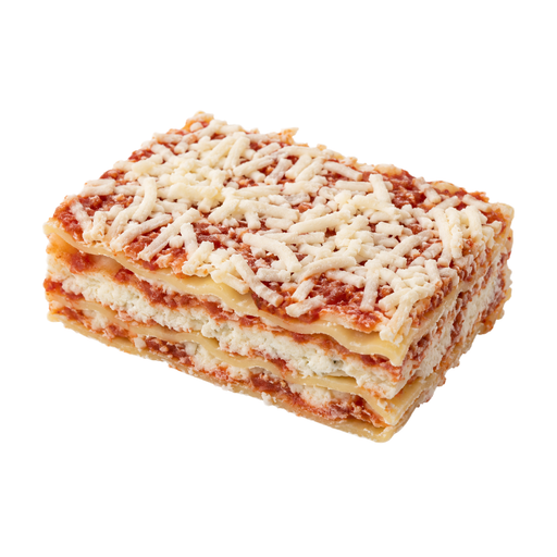 Illustration of Lasagna, cheese, frozen, unprepared