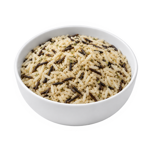 Illustration of Rice mix, white and wild, flavored, unprepared