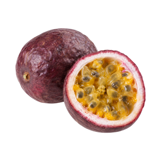 Illustration of Passion-fruit, (granadilla), purple, raw