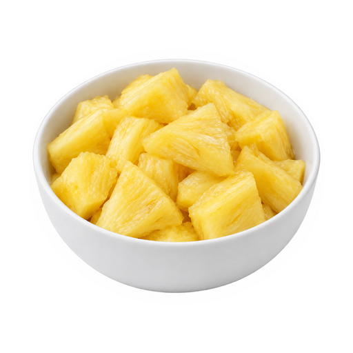 Illustration of Pineapple, raw, all varieties