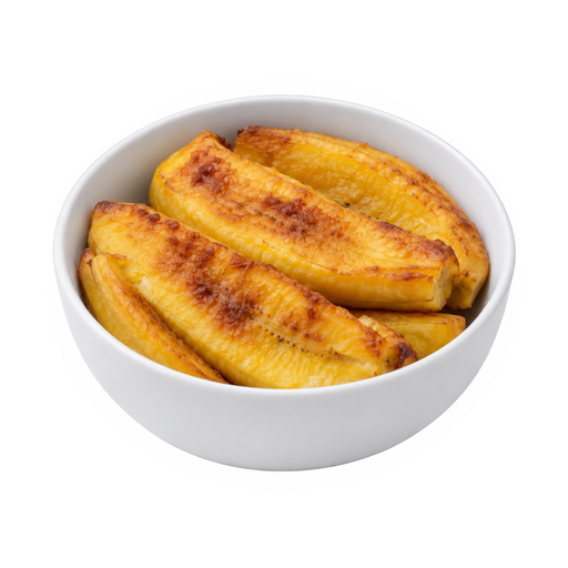 Illustration of Plantains, yellow, baked