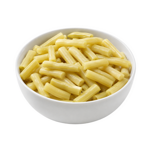 Ilustración de Judías amarillas, congeladas, cocidas en agua, escurridas, sin sal