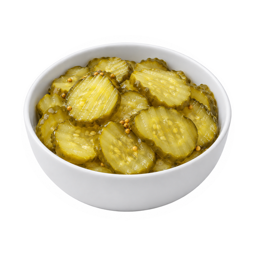 Illustration of Pickles, cucumber, sweet (includes bread and butter pickles)