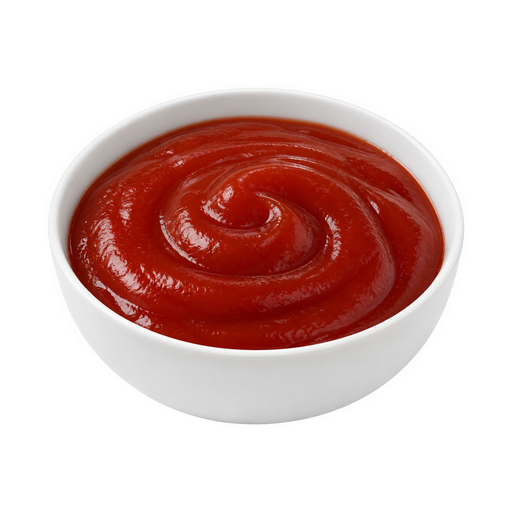 Ilustração de Ketchup com baixo teor de sódio