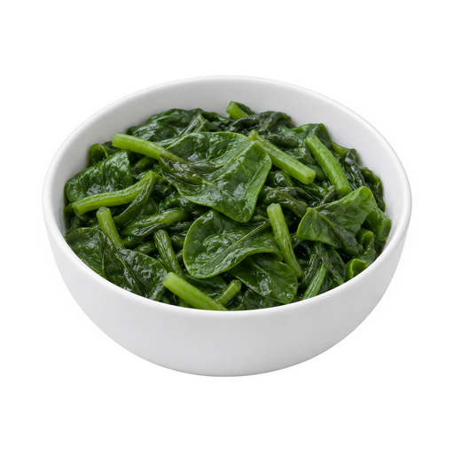 Illustration of Malabar spinach, cooked