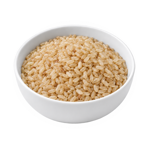 Illustration of Rice, brown, medium-grain, raw (Includes foods for USDA's Food Distribution Program)