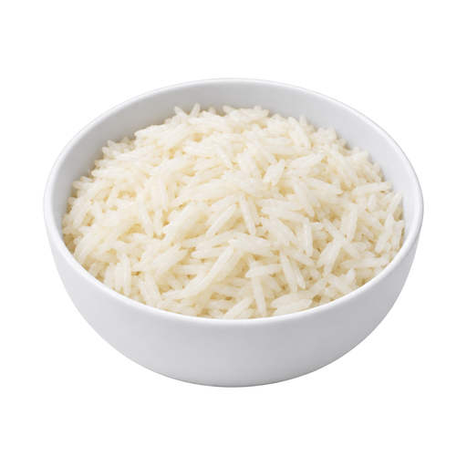 Illustration of Rice, white, long-grain, parboiled, enriched, cooked