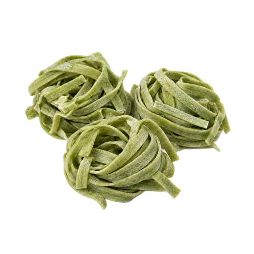 Illustration of Pasta, fresh-refrigerated, spinach, as purchased