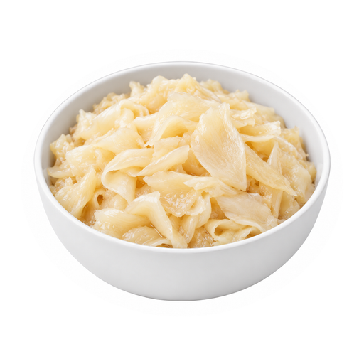 Illustration of Ginger root, pickled, canned, with artificial sweetener