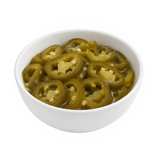 Illustration of Peppers, hot pickled, canned