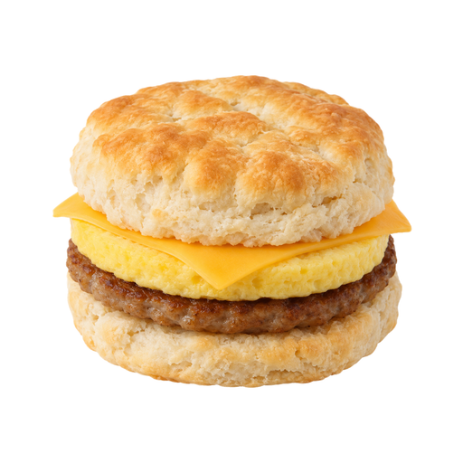 Illustration of JIMMY DEAN, Sausage, Egg, and Cheese Breakfast Biscuit, frozen, unprepared