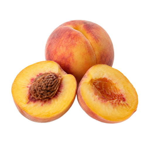 Illustration of Peaches, yellow, raw