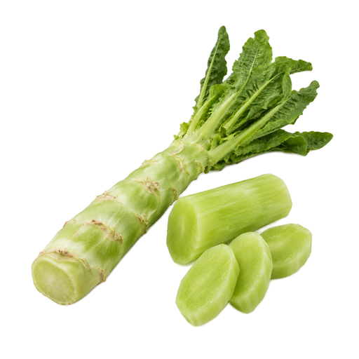 Ilustración de Lechuga de tallo (celtuce), cruda