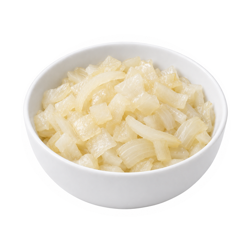 Illustration of Onions, cooked, boiled, drained, without salt